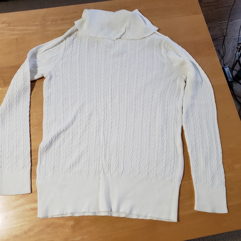 Eddie Bauer cowlneck sweater